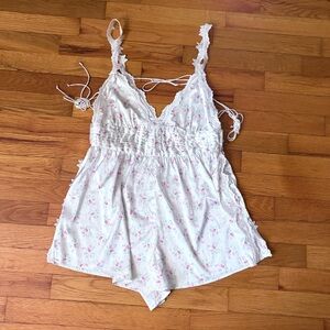 FOR LOVE & LEMONS Bluebell Bouquet Romper